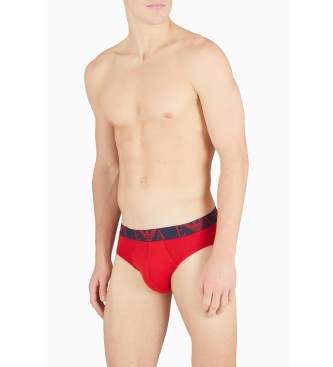 Emporio Armani PACK VAN DRIE SLIP PUSSY PANTS MET SCHITTEREND veelkleurig MONOGRAM LOGO