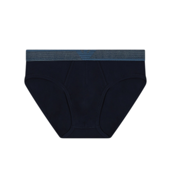 Emporio Armani Slip Stretch Piquet marinblå