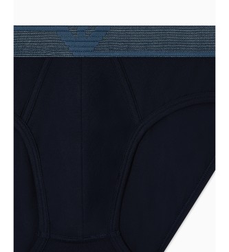 Emporio Armani Slip Stretch Piquet marinblå