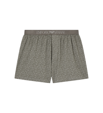 Emporio Armani Boxers Pattern Mix groen