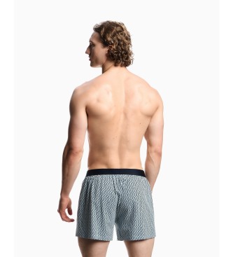 Emporio Armani M�nster i bunden Mix bl�