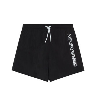 Emporio Armani Maillot de bain noir uni