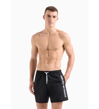 Emporio Armani Plain black swimming costume