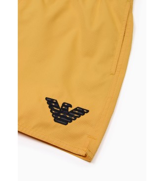 Emporio Armani Yellow Patch swimming costume