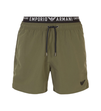 Emporio Armani Logoband maillot de bain vert