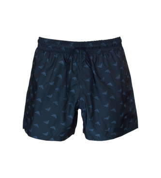 Emporio Armani Fato de banho All Over azul marinho