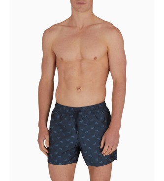 Emporio Armani Fato de banho All Over azul marinho