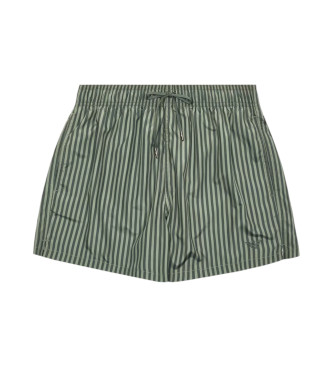Emporio Armani Short bicolore ray maillot de bain  vert