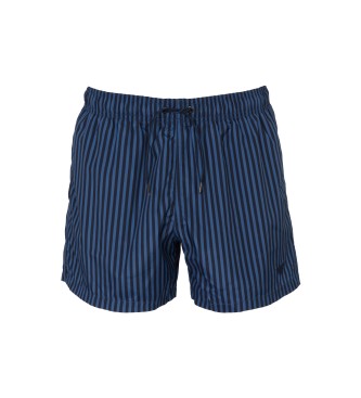Emporio Armani Short bicolore ray maillot de bain  bleu