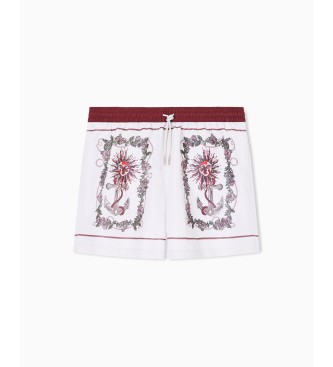 Emporio Armani Costume da bagno stampato beige