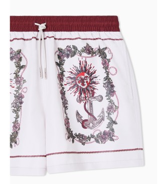 Emporio Armani Costume da bagno stampato beige