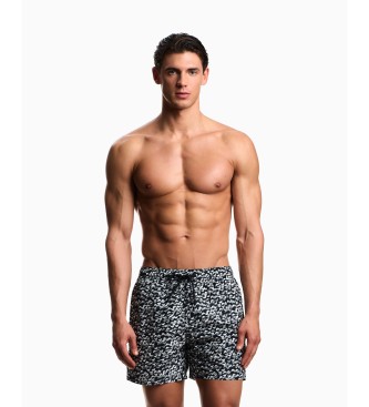 Emporio Armani Maillot de bain � recouvrement bleu marine