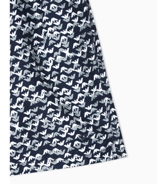 Emporio Armani Maillot de bain � recouvrement bleu marine