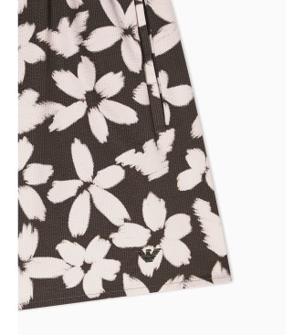 Emporio Armani Maillot de bain vert aigle