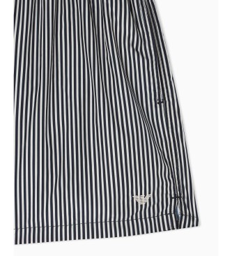 Emporio Armani Sortstribet badedragt