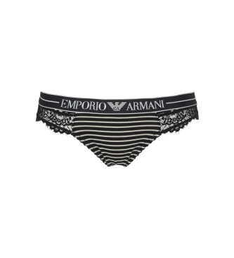 Emporio Armani Culotte brsilienne en maille noire