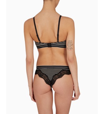 Emporio Armani Culotte brsilienne en maille noire