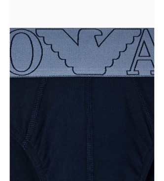 Emporio Armani Slip Megalogo navy