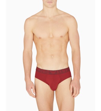 Emporio Armani Cuecas Essential Microfiber cor de vinho