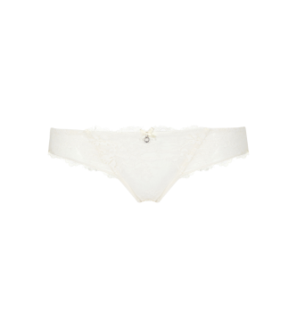 Emporio Armani Slip en dentelle ternelle blanc cass