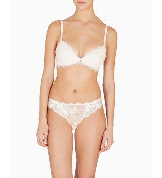 Emporio Armani Slip en dentelle ternelle blanc cass