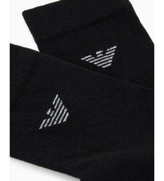 Emporio Armani 3er-Pack Lssige schwarze Socken