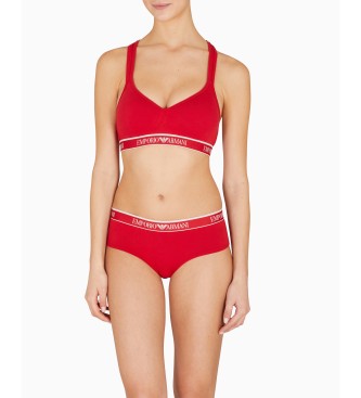 Emporio Armani Bandeau logo Cheeky Iconic rouge