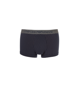 Emporio Armani Boxer basic con cintura con logo blu scuro