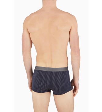 Emporio Armani Boxer basic con cintura con logo blu scuro