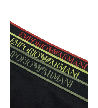 Emporio Armani DREIERPACK BXER-HOSE MIT CORE-LOGO-BAND schwarz  