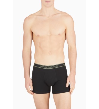 Emporio Armani Confezione da 3 boxer Core con banda logo neri