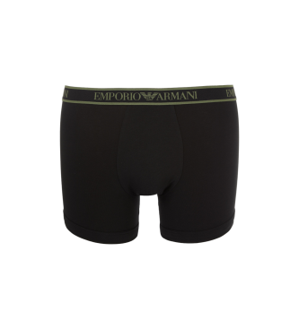 Emporio Armani Confezione da 3 boxer Core con banda logo neri