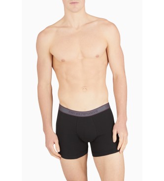 Emporio Armani Paquete de 3 bxers de Core Logoband negro, gris