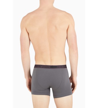 Emporio Armani Boxer Core Logoband da 3 pezzi Nero, Grigio