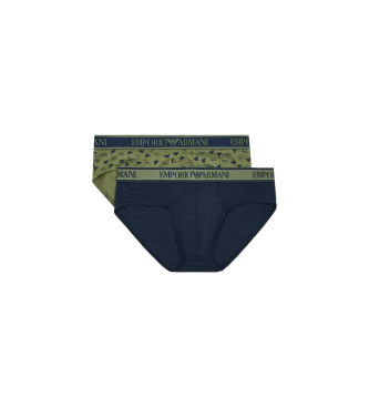 Emporio Armani Set di 2 slip Core Logoband multicolori