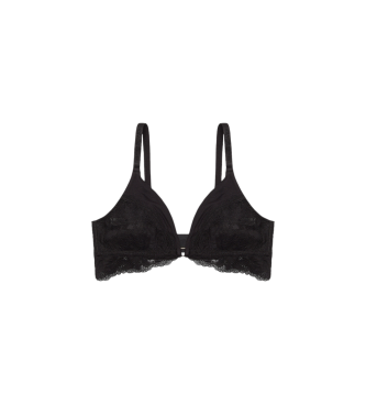 Emporio Armani Soutien-gorge triangle en viscose Dreamy noir