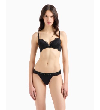 Emporio Armani Brazilian knickers Dreamy Viscose black