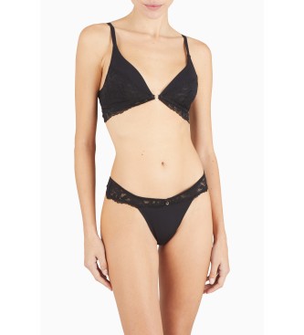 Emporio Armani Brazilian knickers Dreamy Viscose black