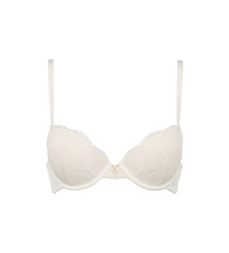 Emporio Armani Push up bra Dreamy Viscose Lace white