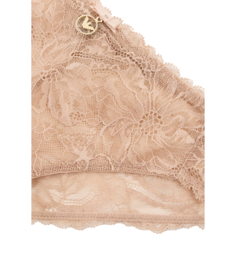 Emporio Armani Eternal Lace beige recycled lace ASV beige panties