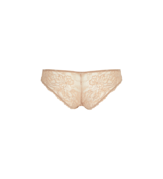 Emporio Armani Culotte beige Eternal Lace en dentelle recycle ASV beige