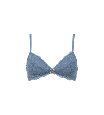 Emporio Armani Soutien-gorge triangle rembourr Eternal Lace en dentelle recycle ASV Grey