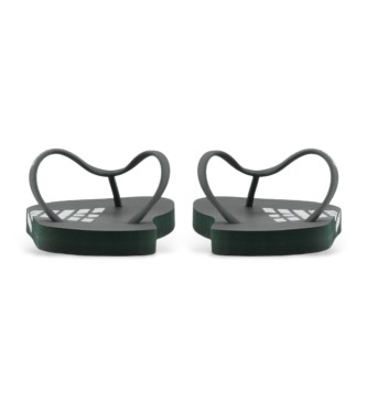 Emporio Armani Flip-Flops aus Gummi mit marineblauem Logo