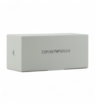 Emporio Armani Gummiflipflops mit Logo taupe