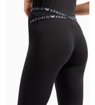 Emporio Armani Legging homewear Iconic Logoband Sort