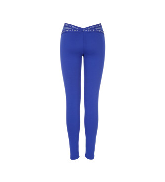 Emporio Armani Iconic Logoband lilac homewear leggings