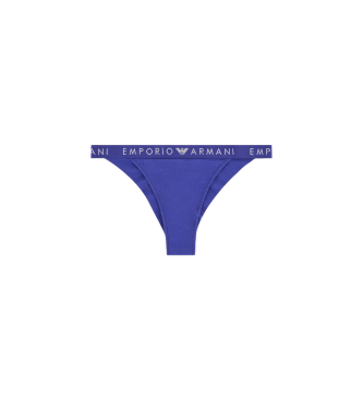 Emporio Armani Brasilianischer Schlpfer Iconic Logoband blau