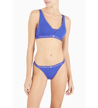 Emporio Armani Brazilian knickers Iconic Logoband blue