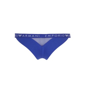 Emporio Armani Brazylijskie majtki Iconic Logoband niebieskie