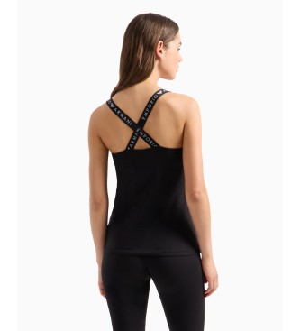 Emporio Armani Iconic Logoband vest zwart